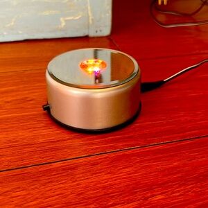 LED spinning light for display.